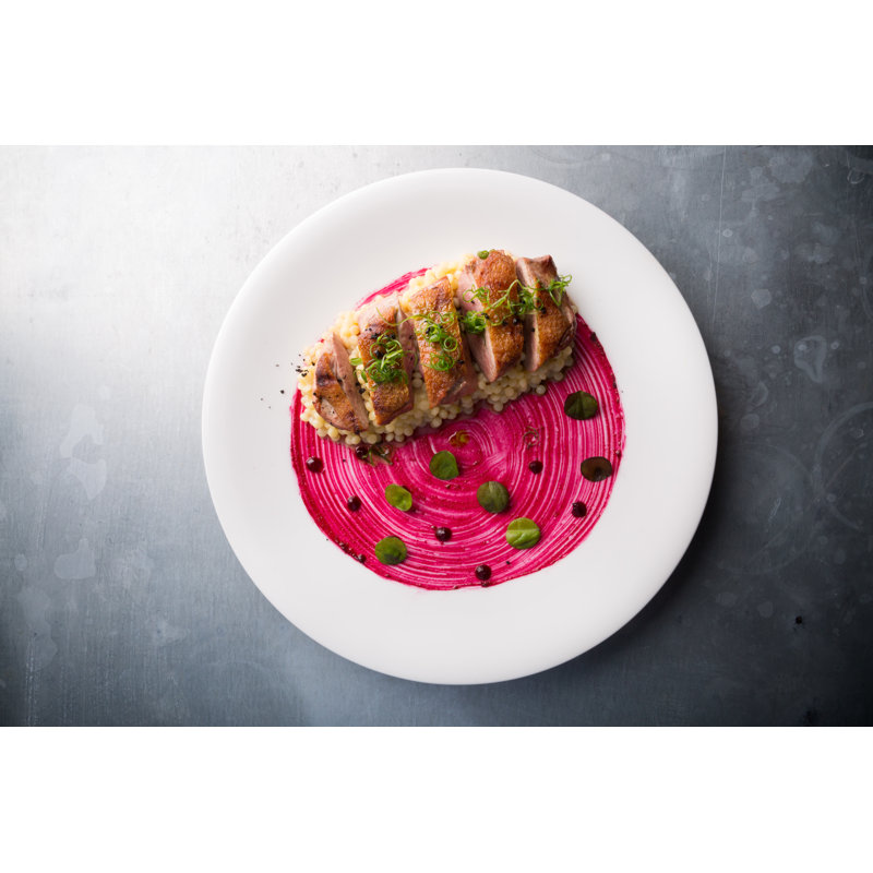 Grilled Duck Meat - Wrapped Canvas Print, 20cm H x 30cm W x 3.8cm D
