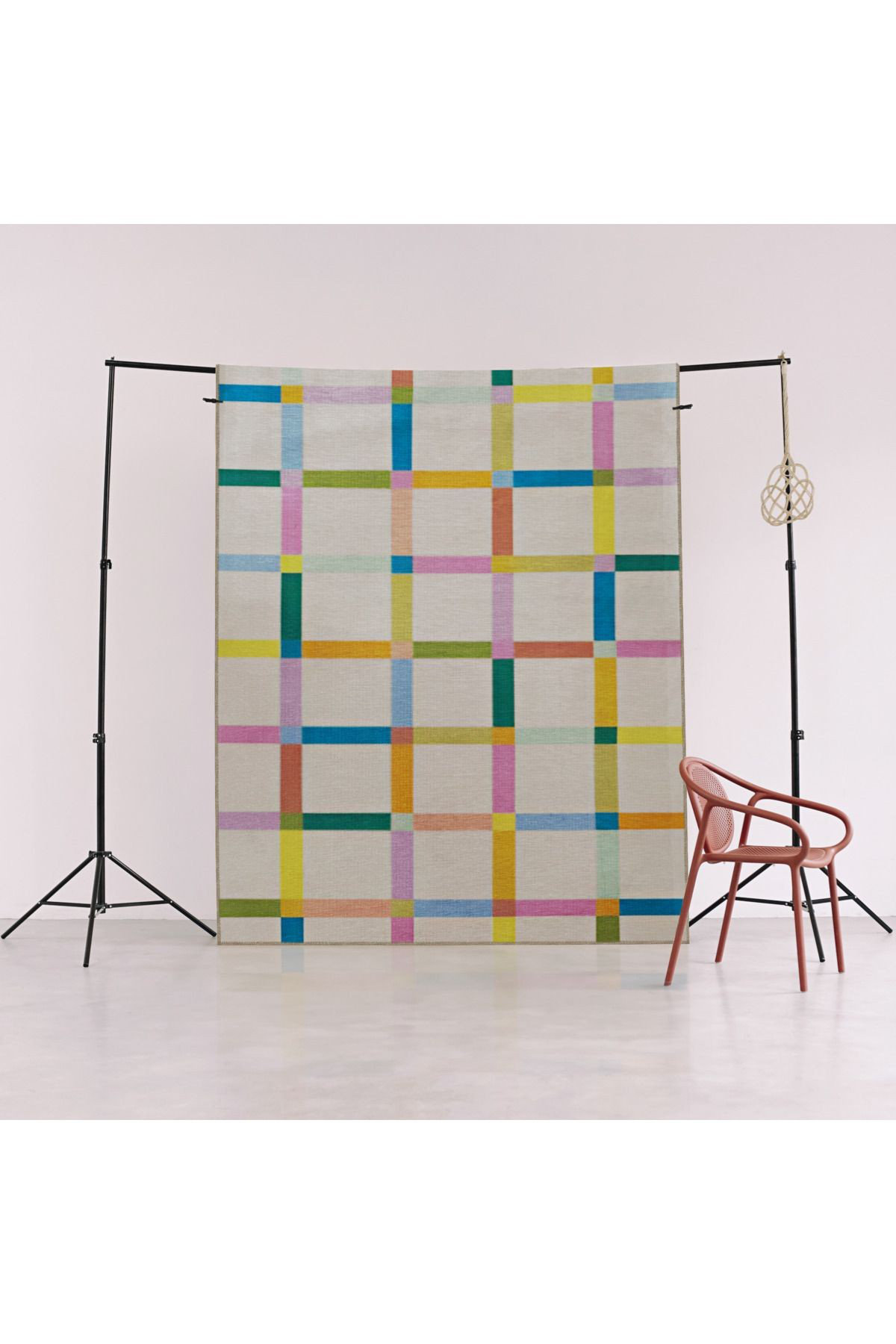 Geometric Square Pattern Area Rug Hokku Designs Beige Geometric Square Frame Pattern Modern Decorative ...