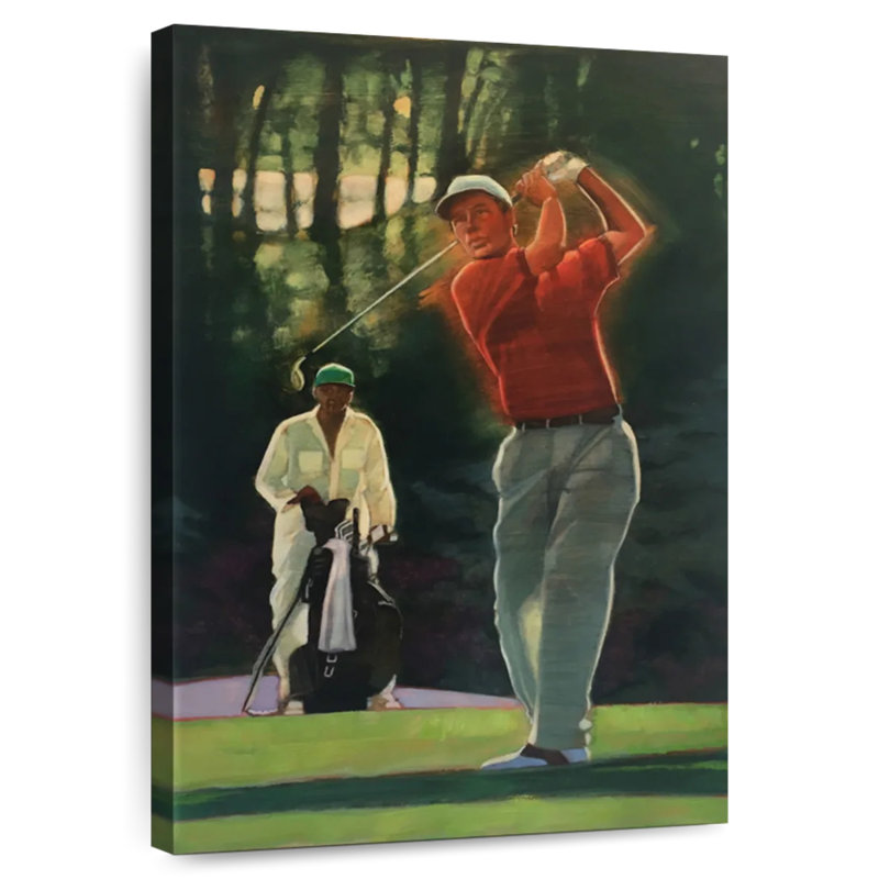 The Golfer, 39" H x 26" W