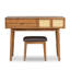 Ensemble coiffeuse 43,3 "avec miroir et tabouret