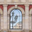 Iron Bowfront Mirror