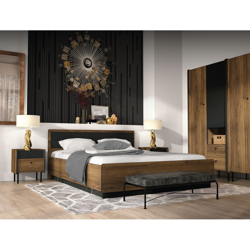 Keiwan 42cm W Bedside Table