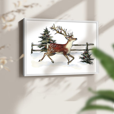 Art de Noël - DCCXV III - Reproduction encadrée - Restickable