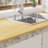Butcher Block Countertop, Unfinished Solid Birch Wood DIY Size Long Wooden Board for Kitchen Island Table Top Washer Dryer Workbench-769254539