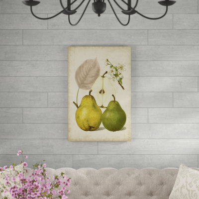 «Harvest Pears I», peinture sur toile