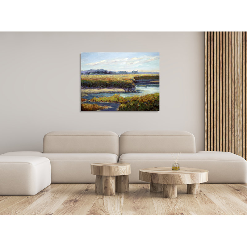 Kiawah Marsh Waterway Print, 30" H x 40" W x 2" D, Unframed