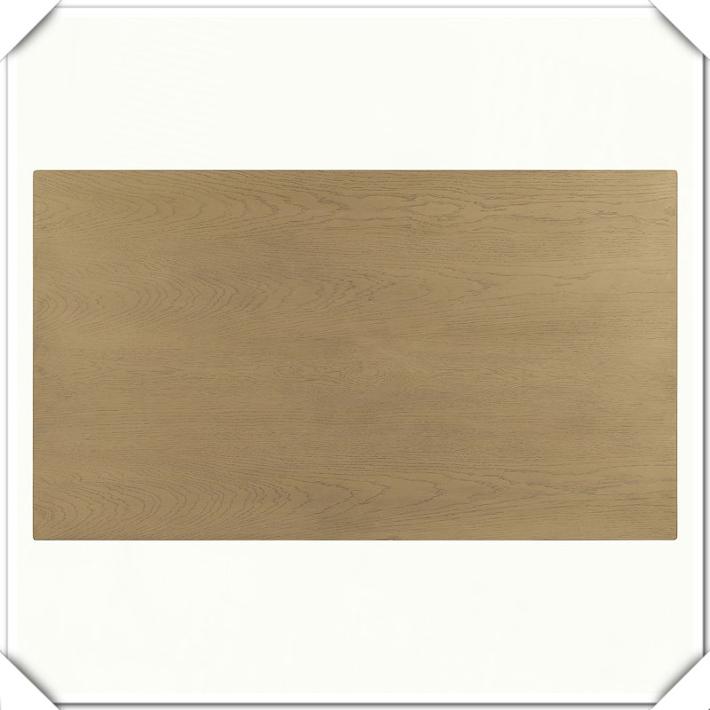 Table basse en bois avec tablettes de rangement ouvertes, salon moderne, fonctionnel, polyvalent et pratique, Noir / brun