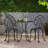 CHARLESTON 3PC CAST BISTRO SET
