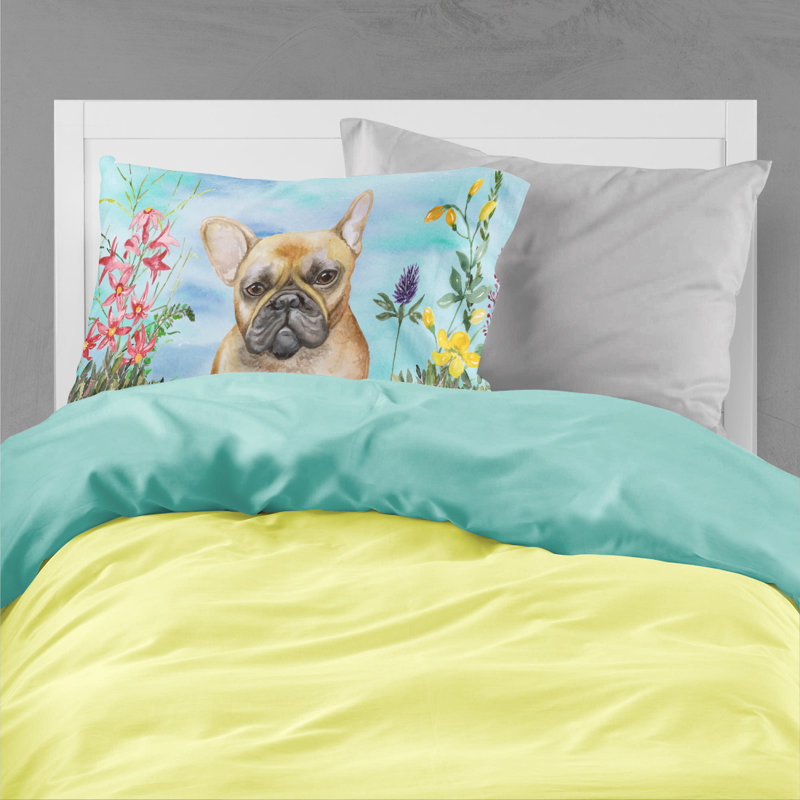Taie d’oreiller spring, Bouledogue français
