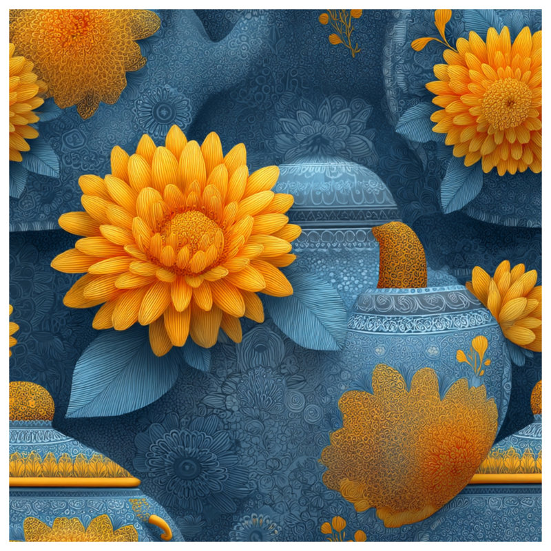 Tapisserie murale tournesol - décoration murale florale, 68in H x80in W with 4 Grommets