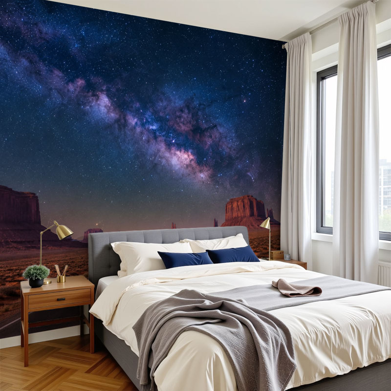 Papier peint adhésif auto-adhésif moderne pour la chambre à coucher Peel and Stick L 100 po x l 144 po