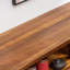 Console en bois de noyer massif