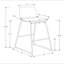 Chaise de bureau, hauteur de bar, debout, bureau d'ordinateur, travail, aspect cuir, métal, contemporain, moderne-80123322-80123323