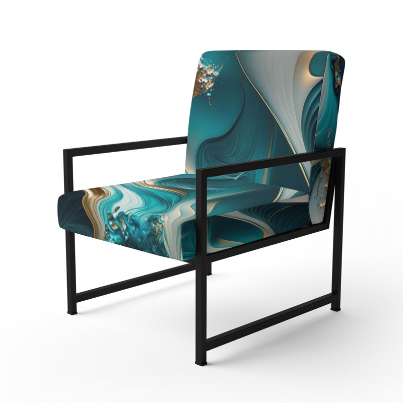 Fauteuil d'appoint Crofford, Noir, noir, noir, noir