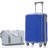 20 Inch Carry On Luggage Set 3 Piece with Spinner Wheels, Lightweight Hardshell ABS Suitcase for Weekend Getaways & Business Travel, Dazzling Blue