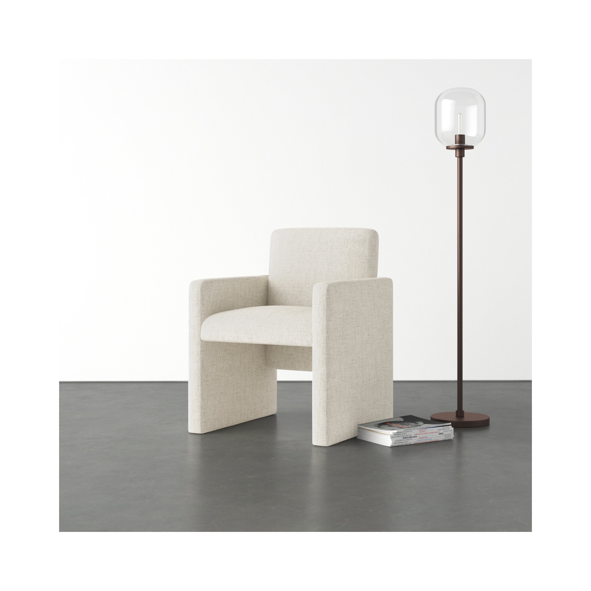 Dashwood 26" W Dining Chair, Tan
