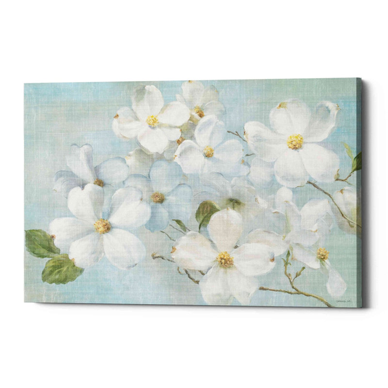 «Indiness Blossoms Light» par Danhui Nai, art mural sur toile, H 26 po x l 40 po x P 1,25 po