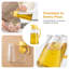 Distributeur d'huile d'olive en verre 22 oz / 650 ml, bouteille d'huile de cuisine 2-en-1, contrôle Quantitatif + couvercle à basculement automatique
