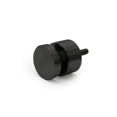Support et base en verre FHC RS2X1MB - 2 po x 1 po - Noir mat