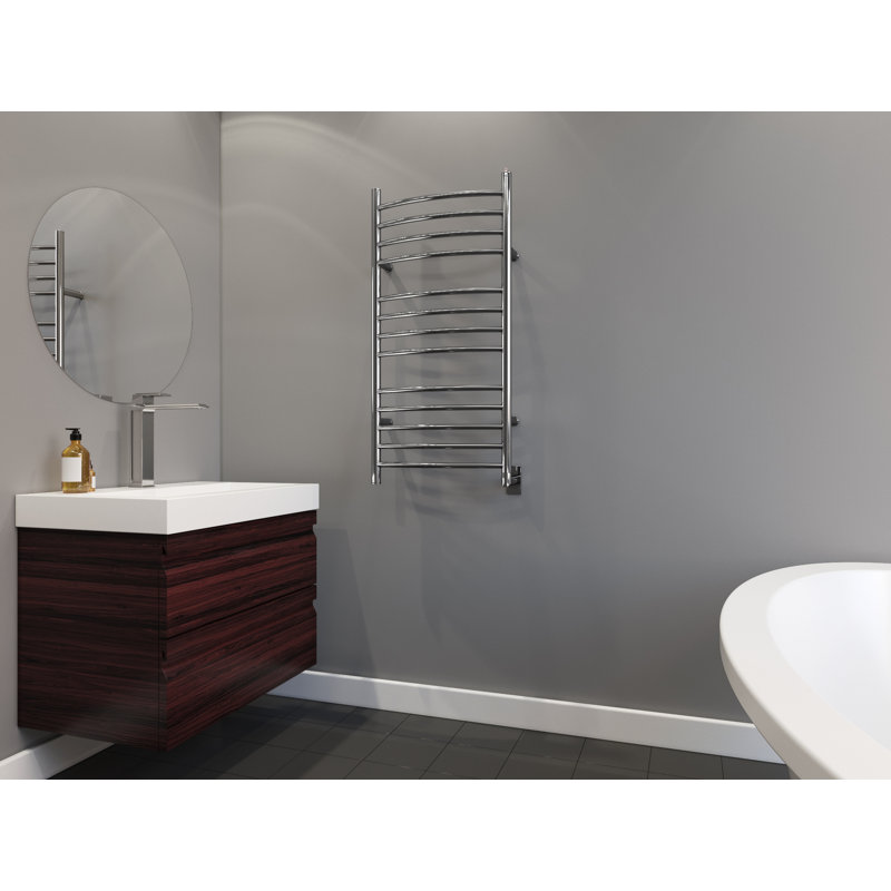 Svelte Straight Towel Rail Towel Warmer, Polished