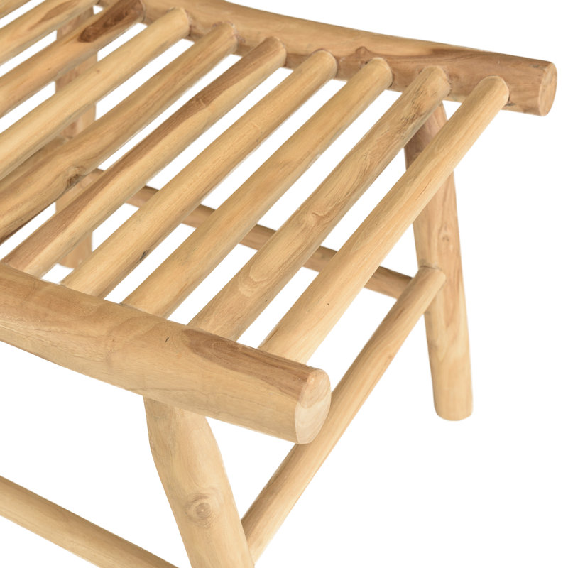 Zech Solid Wood Accent Stool