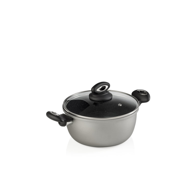 Ewen 3.5L Non-Stick Aluminum Saucier, Silver