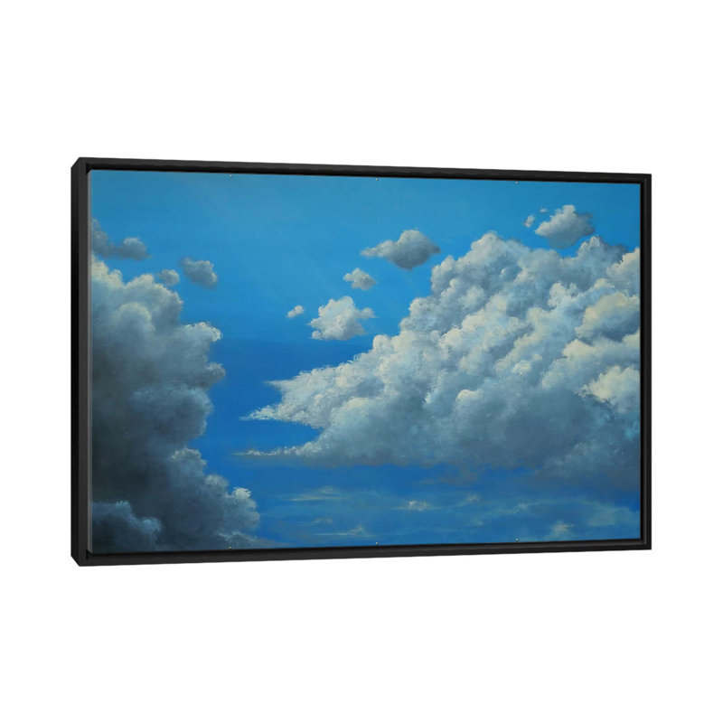 « flight », reproduction d’art sur toile, H 18 po x l 26 po x P 1,5 po, Toile avec cadre noir, Pas de tapis