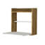 Bureau d'étude rectangulaire flottant avec armoire Gizell