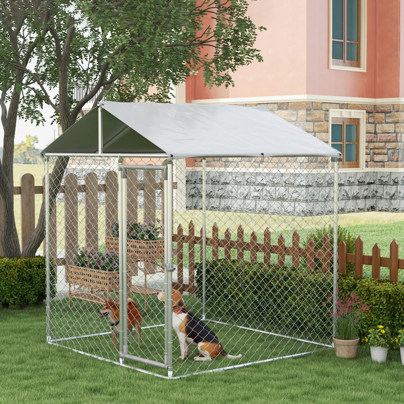 Enclos pour chien, H 93 po x l 79 po x P 79 po