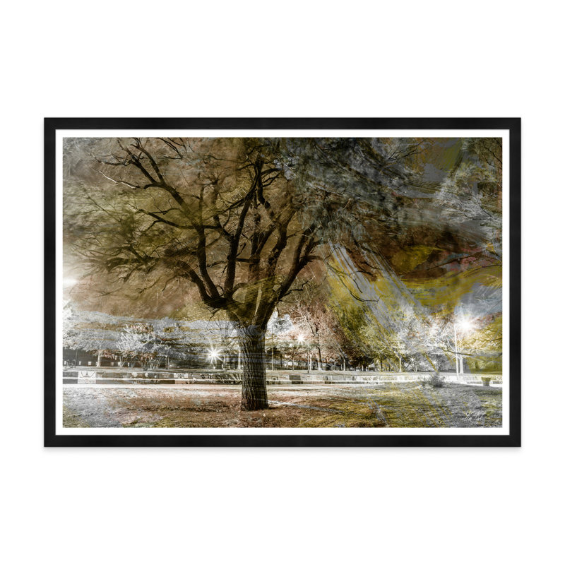 Parc en bronze, H 35,5 po x l 54,75 po x P 1,5 po, Noir
