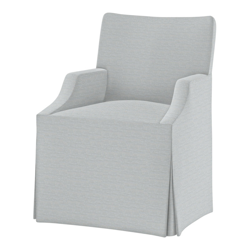 Fauteuil Lia, Perigold Tres Chic bleu glacier