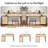 Deovian 5-Drawer Two-Tone Makeup Vanity