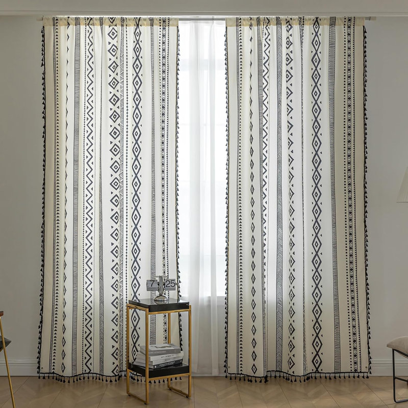 Curtain Panel Pair, 132.08cm  Width x 213.36cm Drop