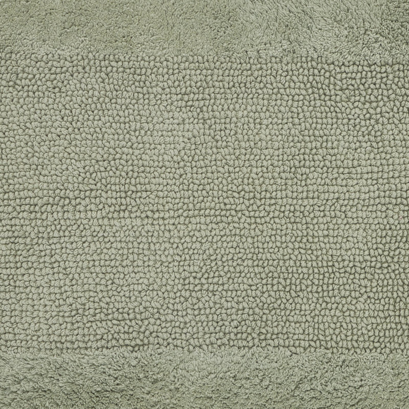 Jasmyne Premium 100% Cotton Tufted Reversible Bath Rug, Extra Soft & Super Absorbent, Machine Washable Bathroom Rug for Shower, Tub & Sink Area, 21" x 34", Dark Sage