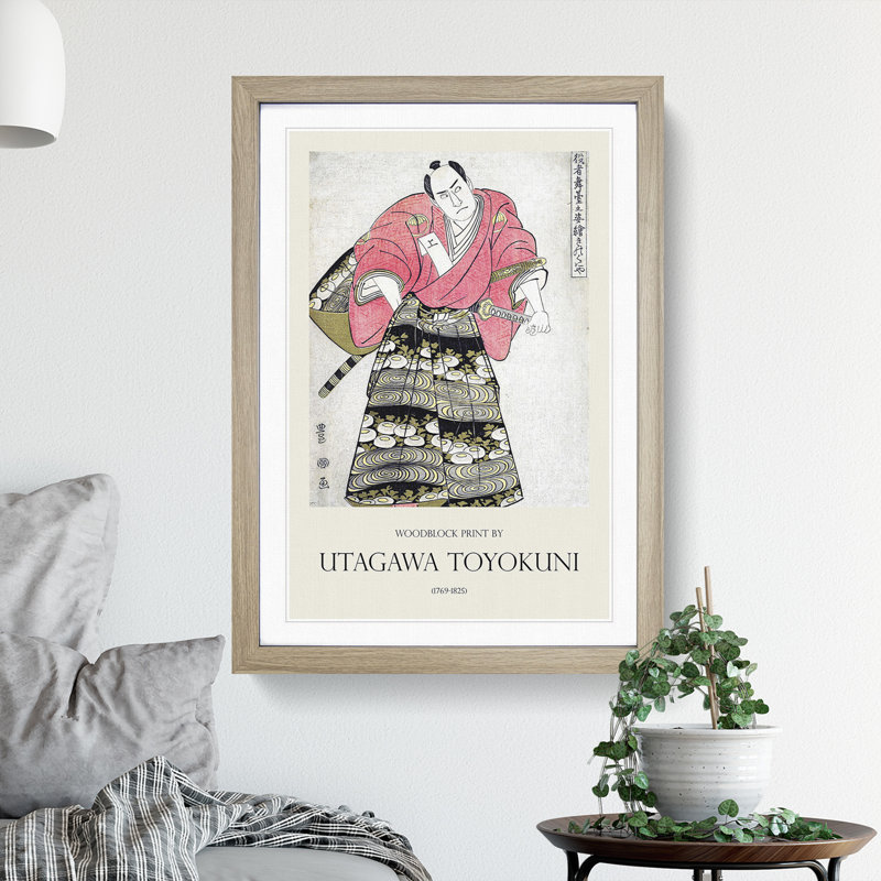 Sawamura Sojuro III by Utagawa Toyokuni - Picture Frame Graphic Art, 65cm H x 48cm W x 2cm D