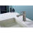 Modern Style Gray Bathroom Sink Faucet, 1.5/Gpm Flow, Zinc, Deck Mounted Handle Design-121617360
