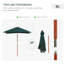 Brittanee 200cm X 150cm Rectangular Tilt Market Parasol-1304634769