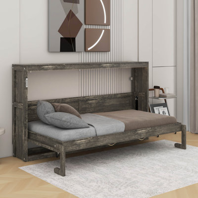 Twin Size Murphy Bed With LED