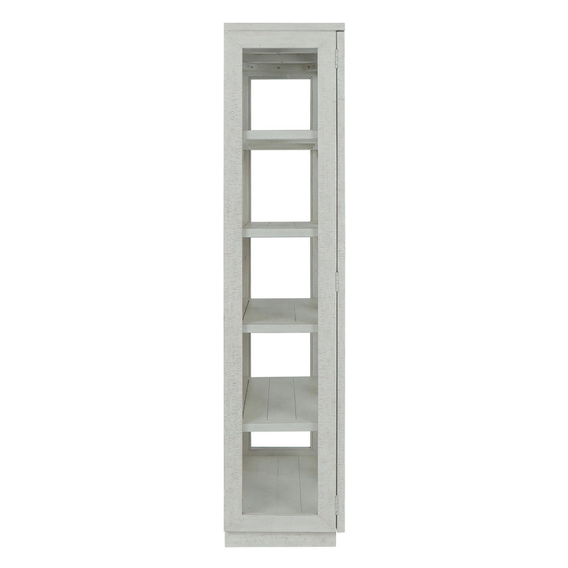 Larson Reclaimed Pine Wood Cabinet, White Wash