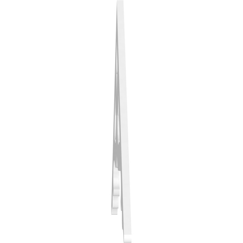 Pignon en PVC de qualité architecturale Brontes, H 33 po x l 72 po x P 1 po, 11 / 12