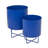 CosmoLiving by Cosmopolitan 2-Piece Modern Iron Pot Planter Set-87869756