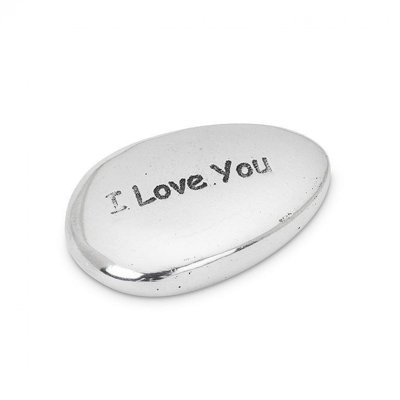 Engraved Pebble-I Love You Vase Fillers