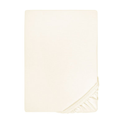 Cotton Blend Jersey Knit Fitted Sheet