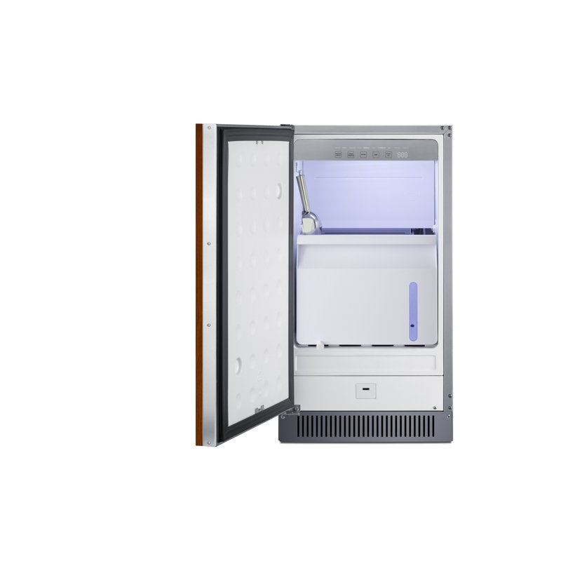Machine à glaçons transparente ADA de Summit de 18 po (panneau non inclus) Summit Appliance