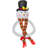 11 " Fabric Snowman Shatterproof Tree Topper
