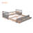 Clayhatchee 3 Drawers Bed with Trundle by Harriet Bee-1851090499-1756763554