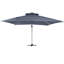 Parasol d'extérieur à double toit pour patio (sans base de parasol)-223950888
