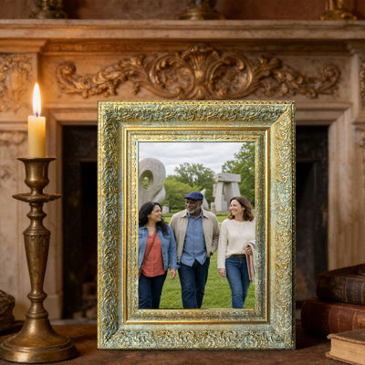 Cadre 3 pièces Home Antique Gold
