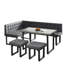 Ensemble de table de petit déjeuner 5 personnes Modern Minimalist-948358301