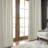 Faux Linen Thermal Blackout Curtains for Bedroom & Living Room Curtains - Single Panel Drapes (1 Panel)-1298288744-1270076456